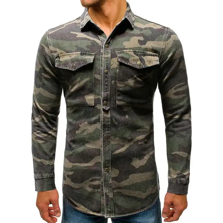 Classic Military Styled Polyester Shirt Manufacturer