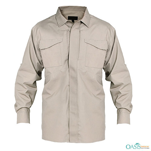 Formal Creme Security Shirt, Uniform Manufacturer USA