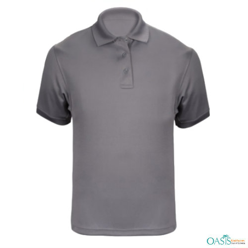 Grey Polo Neck Security Shirt