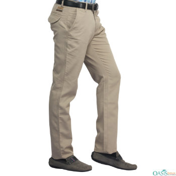 Light Beige Formal Corporate Office Trousers Uniforms USA