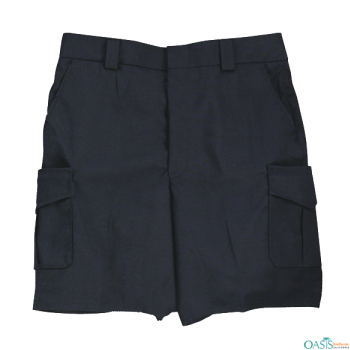 black-cargo-shorts