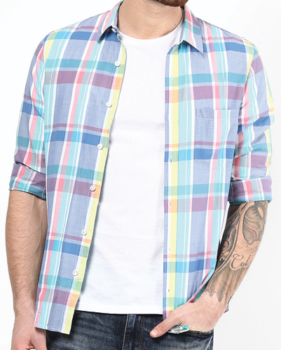 wholesale brighton check flannel shirts manufacturer