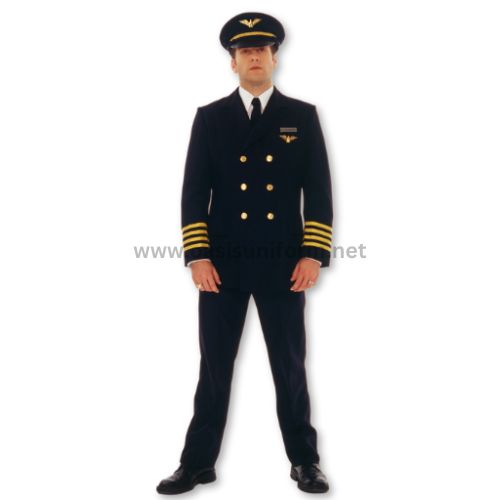Black Full Pilot Uniform Supplier