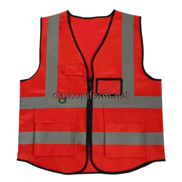 red safety vest wholesale