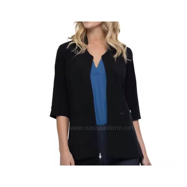 wholesale black scrub jacket for women