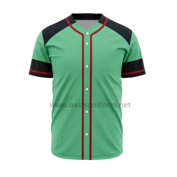 button up vintage baseball jersey supplier