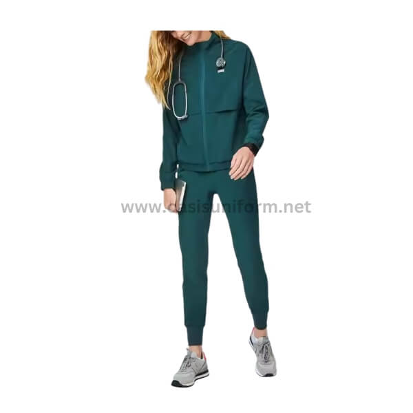 wholesale cotton scrub jackets for women