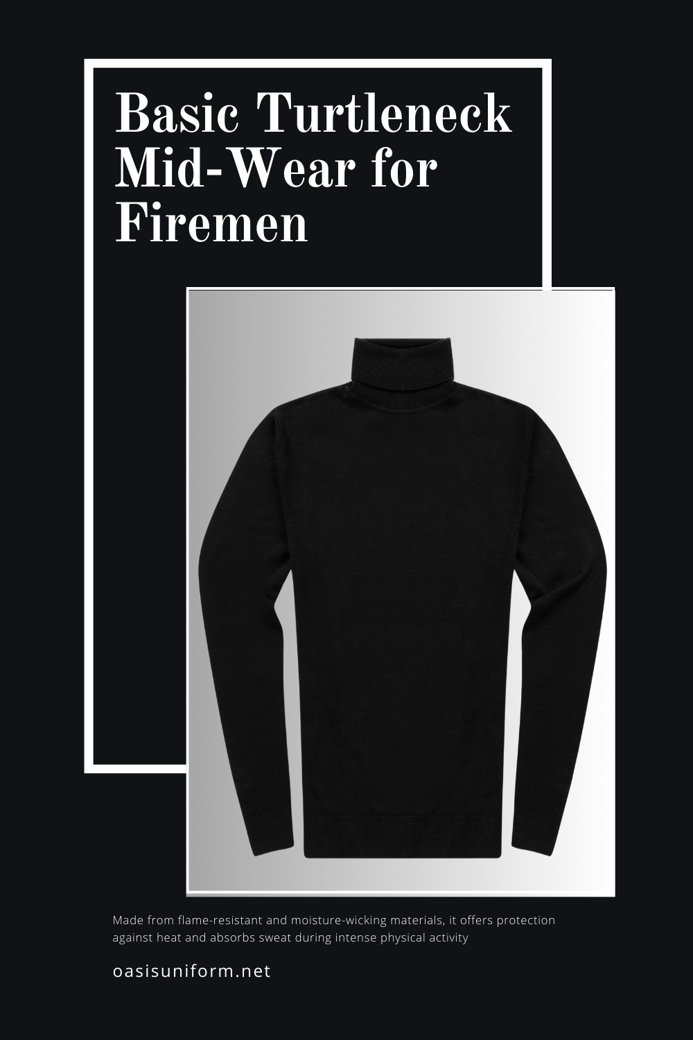 basic turtleneck mid-wear for firemen basic turtleneck mid-wear for firemen