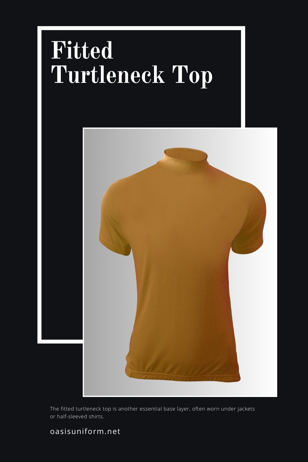 fitted turtleneck top fitted turtleneck top